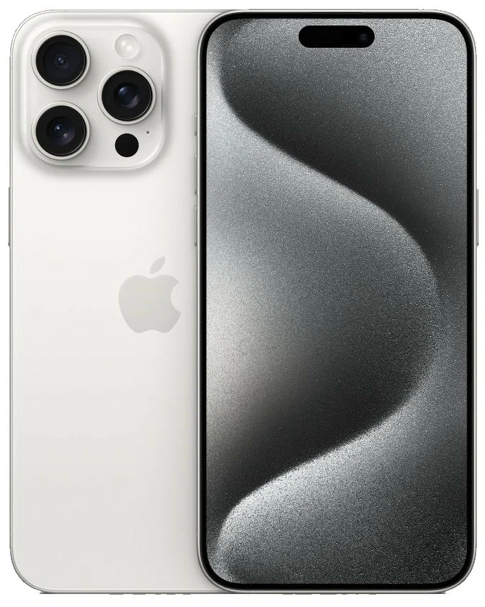 Apple iPhone 15 Pro Max, 512 ГБ, белый титан, eSIM